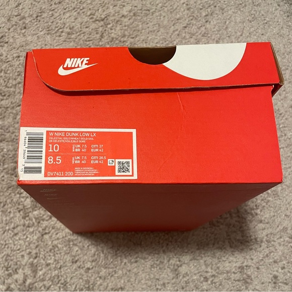 #31🔺1 EMPTY BOX ONLY🔺 W NIKE DUNK LOW LX SNEAKER BOX🔺‼️NO Sneakers Included‼️ - Picture 3 of 7
